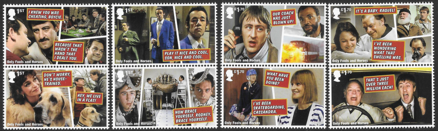 SG4477 / 84 2021 Only Fools And Horses unmounted mint set of 8